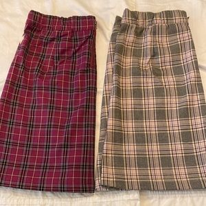 Lot of 2 NWT Colorful Planet wrap skorts. Girls size XL 14/16